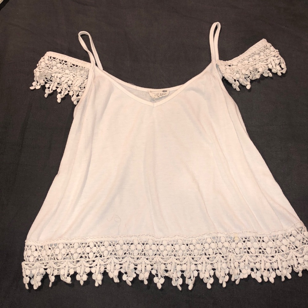 WHITE LA HEARTS SHIRT